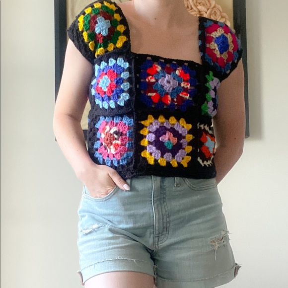 Vintage crochet top - Picture 1 of 6